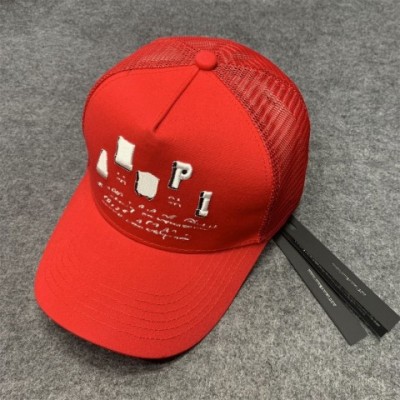 High Quality Unisex Summer Ball Cap - Adjustable Twill Trucker Hat - Red
