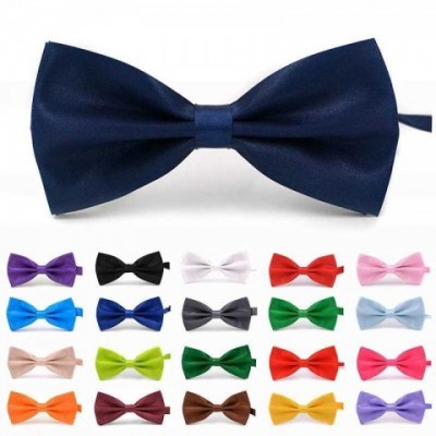 High-Quality Men's Lavender Bamboo Fiber Bow Tie for Business Wear