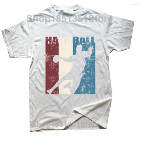 Men's Casual Cotton Eat Sleep Handball Repeat Graphic Tee