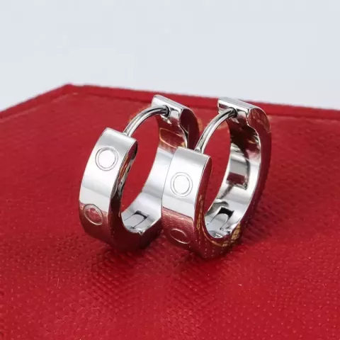 23 Piece Minimalist 18K Rose Gold Titanium Steel Earrings for Women
