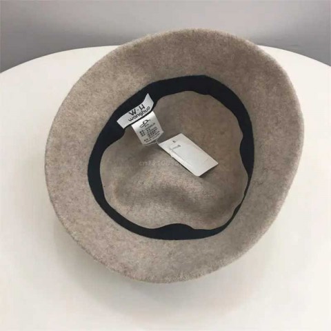 Japanese Inspired Casual Four-Leaf Clover Wool Fisherman Bucket Hat for Men X241025