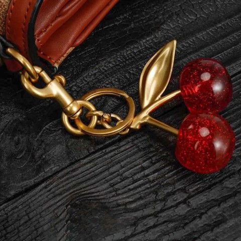 Cherry Pendant Iron Keychains for Boys - Unique Charm and Classic Style