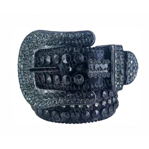 Designer BB Simon Retro Crystal Buckle Belt for Women