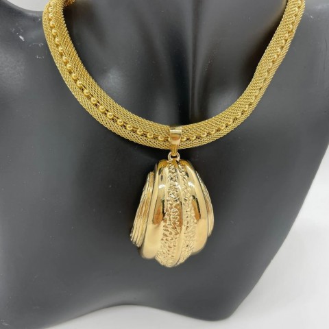 Sunny Jewelry Set - Fashionable Geometric Earrings & Necklace for Women's Wedding Party