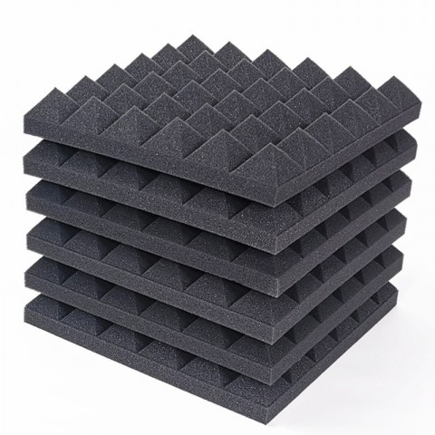 1224Pcs High-Density Acoustic Panels for Soundproofing Studio & KTV