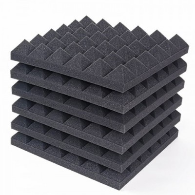 1224Pcs High-Density Acoustic Panels for Soundproofing Studio & KTV