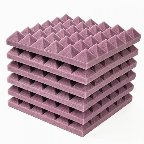 1224Pcs High-Density Acoustic Panels for Soundproofing Studio & KTV