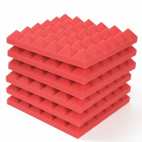 1224Pcs High-Density Acoustic Panels for Soundproofing Studio & KTV