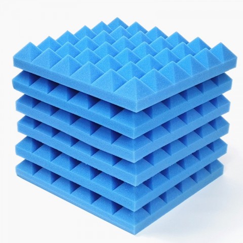 1224Pcs High-Density Acoustic Panels for Soundproofing Studio & KTV