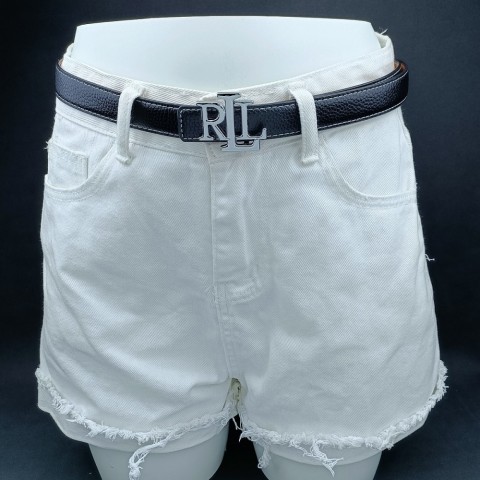 RLL Designer Leather Belt for Women 2024 AAAA F77