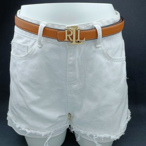 RLL Designer Leather Belt for Women 2024 AAAA F77