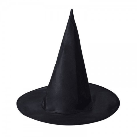 Halloween Wizard Hat - Unisex Polyester Wide Brim for Adults & Kids