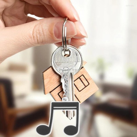 Music Microphone Keychains 100Pcs Boys Fashion Charms for Party Favors