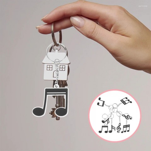 Music Microphone Keychains 100Pcs Boys Fashion Charms for Party Favors