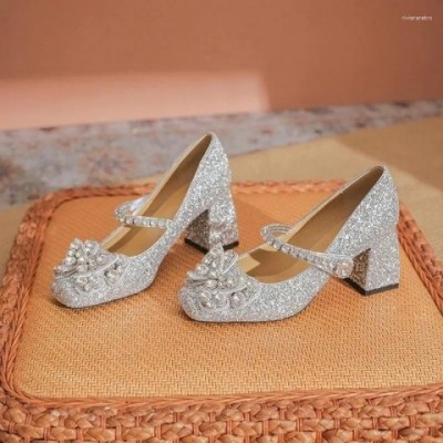 Sexy Square Toe High Heel Pumps for Women