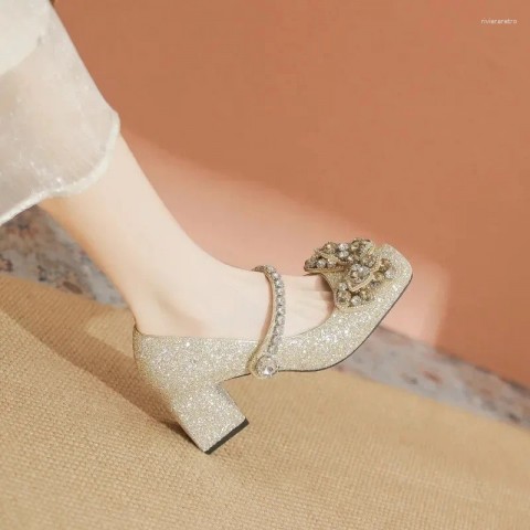 Sexy Square Toe High Heel Pumps for Women