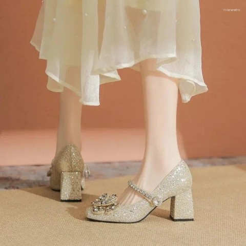 Sexy Square Toe High Heel Pumps for Women