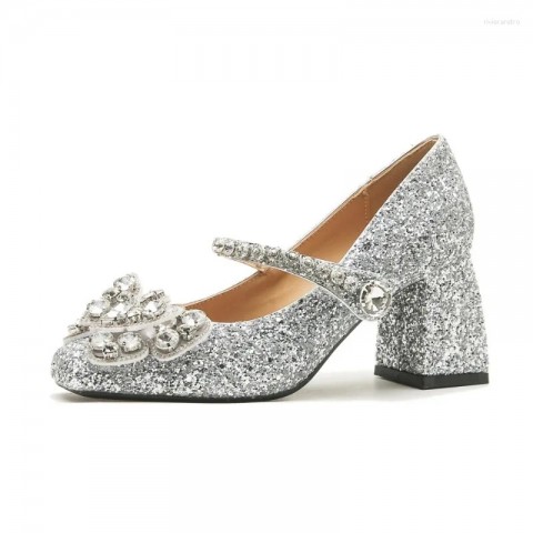 Sexy Square Toe High Heel Pumps for Women