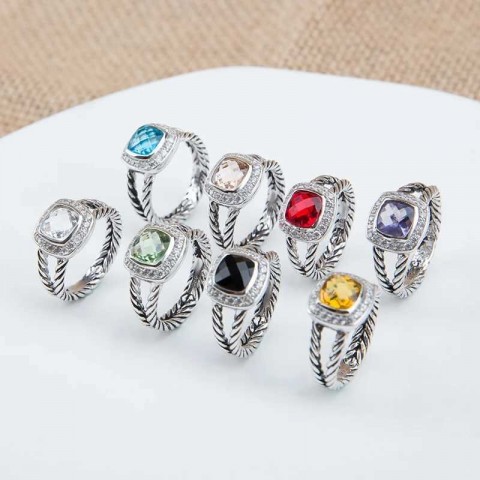 Jade Angel Minimalist Copper Ring for Women
