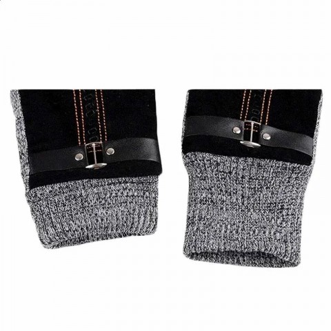 Winter Men's Thick Suede Pigskin Warm Mittens for Biking & Motorcycle