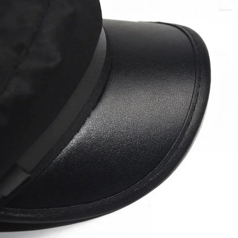 Unisex Multifunction Berets ZN16850 - Comfortable PU Leather Hats for Men Women Travel