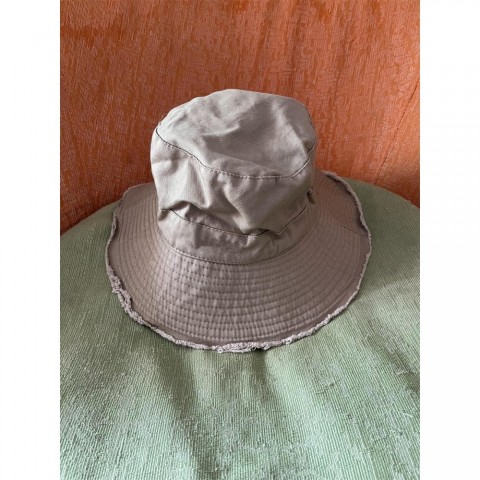 Unisex Cotton Wide Brim Bucket Hat for Outdoor Activities