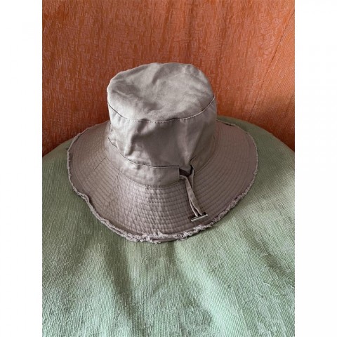 Unisex Cotton Wide Brim Bucket Hat for Outdoor Activities