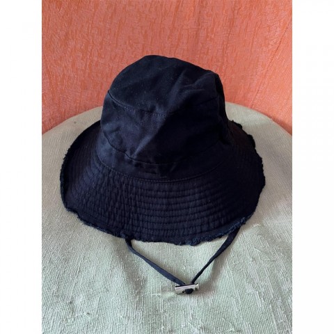 Unisex Cotton Wide Brim Bucket Hat for Outdoor Activities
