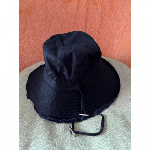 Unisex Cotton Wide Brim Bucket Hat for Outdoor Activities