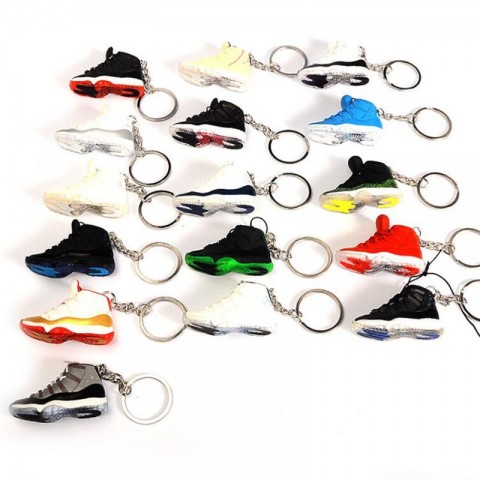 Cute 2020 Enamel Basketball Shoe Keychain for Unisex - Creative Couples Gift