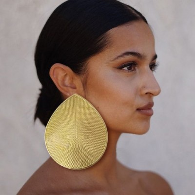 Stud Fine Jewelry Women's Big Round Earrings & Dangle Drop Pendant