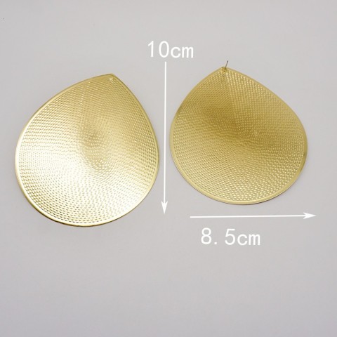 Stud Fine Jewelry Women's Big Round Earrings & Dangle Drop Pendant