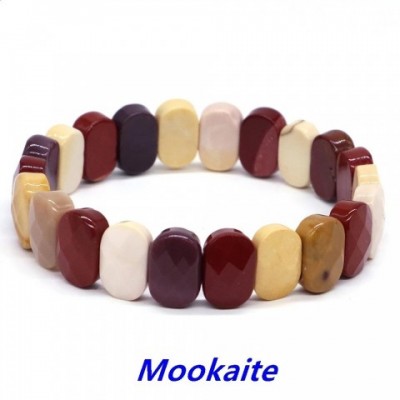 Amethyst Healing Energy Bracelets for Women - 8x14mm Natural Square Beads