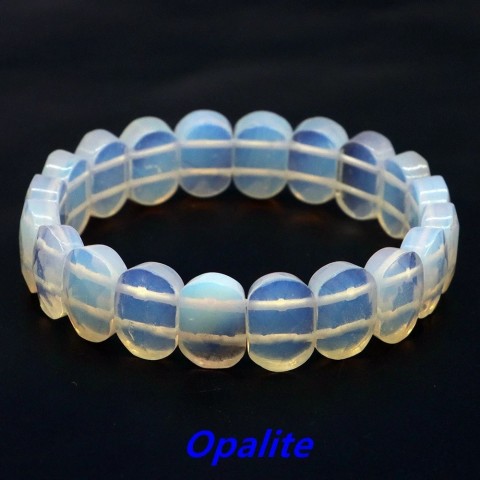 Amethyst Healing Energy Bracelets for Women - 8x14mm Natural Square Beads