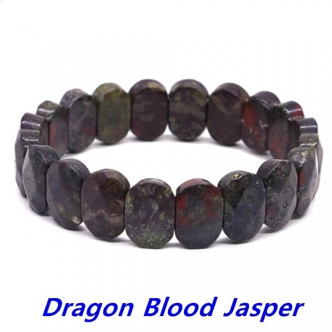 Amethyst Healing Energy Bracelets for Women - 8x14mm Natural Square Beads