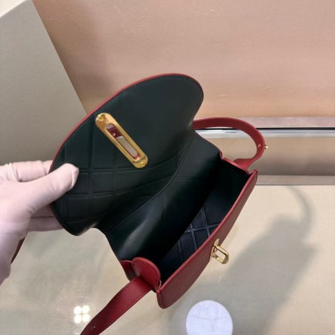 Rocking Horse Designer Simple Leather Shoulder Bag for Women