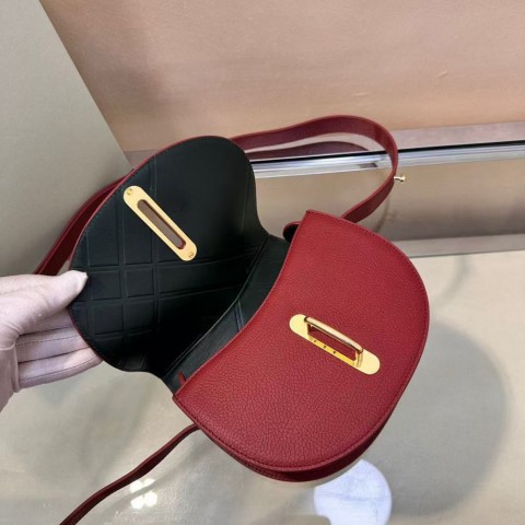 Rocking Horse Designer Simple Leather Shoulder Bag for Women