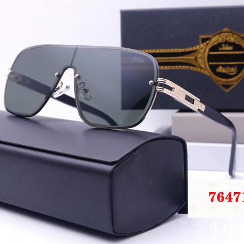 Designer Bolle & DITA Sunglasses - Gold Round Frames for Men and Women