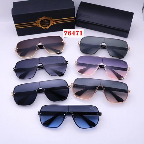 Designer Bolle & DITA Sunglasses - Gold Round Frames for Men and Women