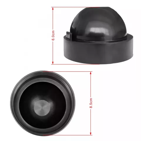 2Pcs Universal Car Headlight Dust Cover for LED HID Bulbs