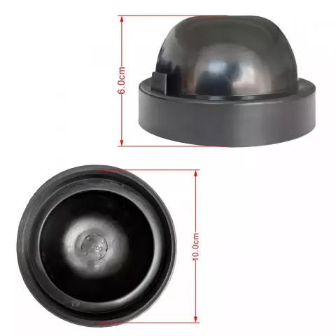 2Pcs Universal Car Headlight Dust Cover for LED HID Bulbs