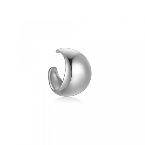 CANNER Women's Elegant Minimalist C-shaped Clip Earring in 925 Silver