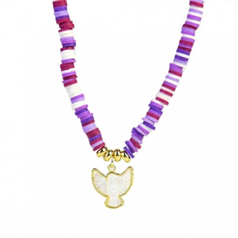 Shell1 Real Shell Eagle Pendant Necklace