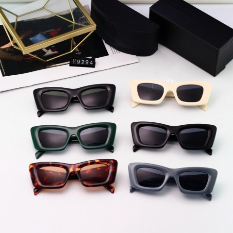 Designer Women's Triangular Sunglasses with UV400 Protection