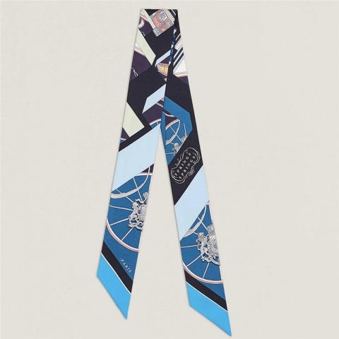 Luxury Silk Scarf for Women with Classic Horse Design