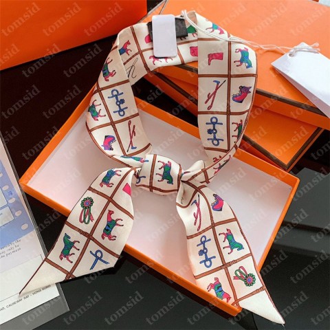 Luxury Silk Scarf for Women with Classic Horse Design