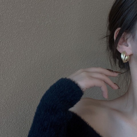 Hbp Trendy 2025 Blue Bohemian Charm Earrings for Women
