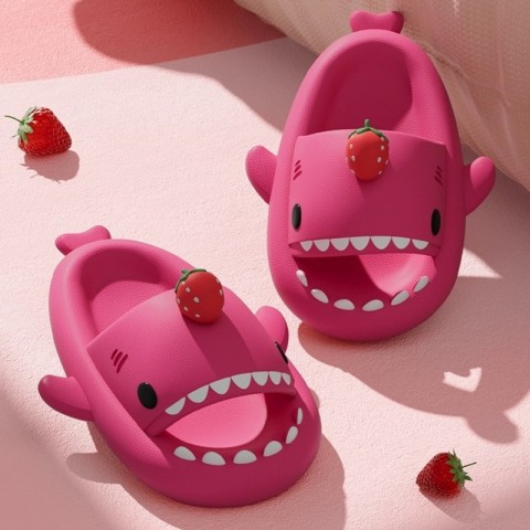 DIY Glow-in-the-Dark Shark Slippers for Men & Women with Comfortable PVC Soles dh910320090