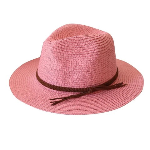 Premium Wide Brim Silk Fedora Hat for Men - Summer Sun Protection & UV Defense