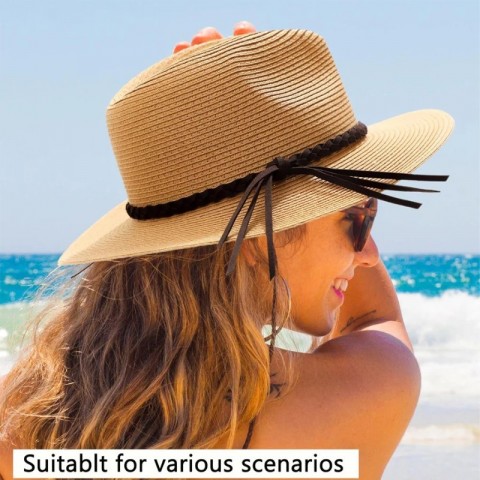 Premium Wide Brim Silk Fedora Hat for Men - Summer Sun Protection & UV Defense